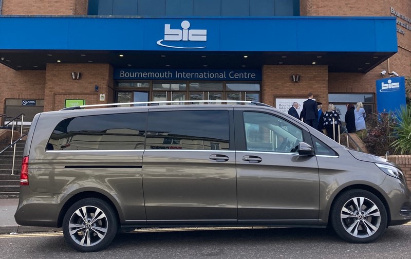 Executive chauffeur driven car hire services Bournemouth, Poole and Dorset